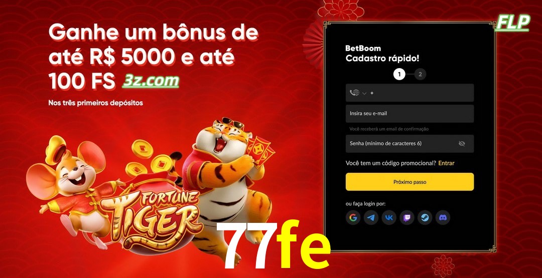 77fe cassino Brasil bônus de boas-vindas até R$5000 e 100 free spins