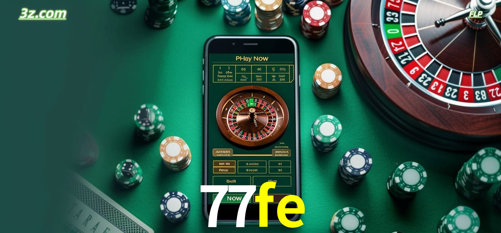 Roleta online no cassino 77fe disponível em celular e computador